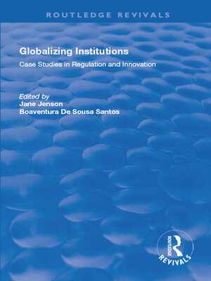 cover image of Globalizing Institutions